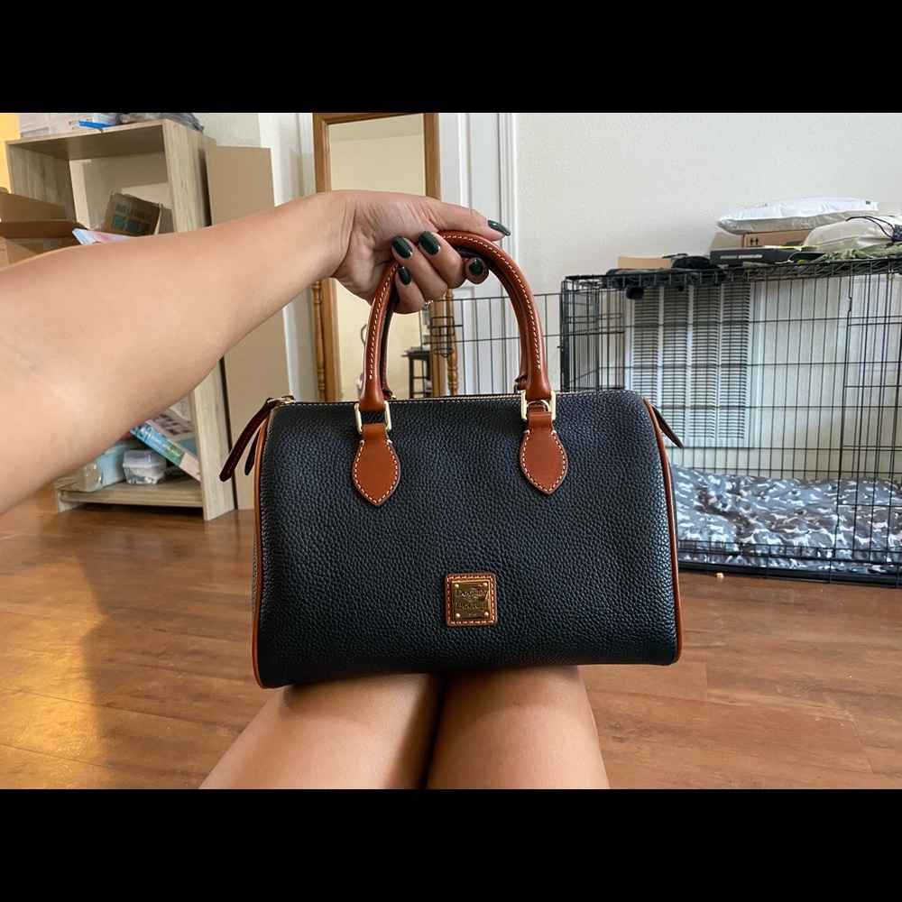 Dooney & Bourke Pebble Classic Barrel Satchel 28